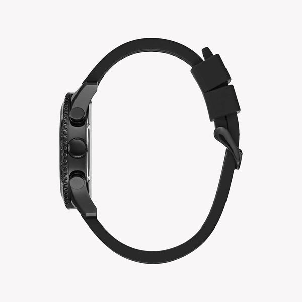 Guess Men's Black Stainless Steel Watch, Black Dial | W0971g1 by i-watch
