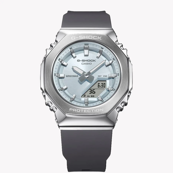 Casio Women's Light Blue Watch, Stainless Steel | Gm-S2110-2aer by i-watch