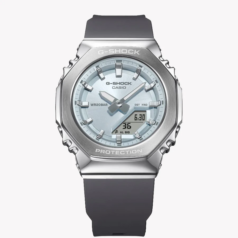Casio Women's Light Blue Watch, Stainless Steel | Gm-S2110-2aer by i-watch