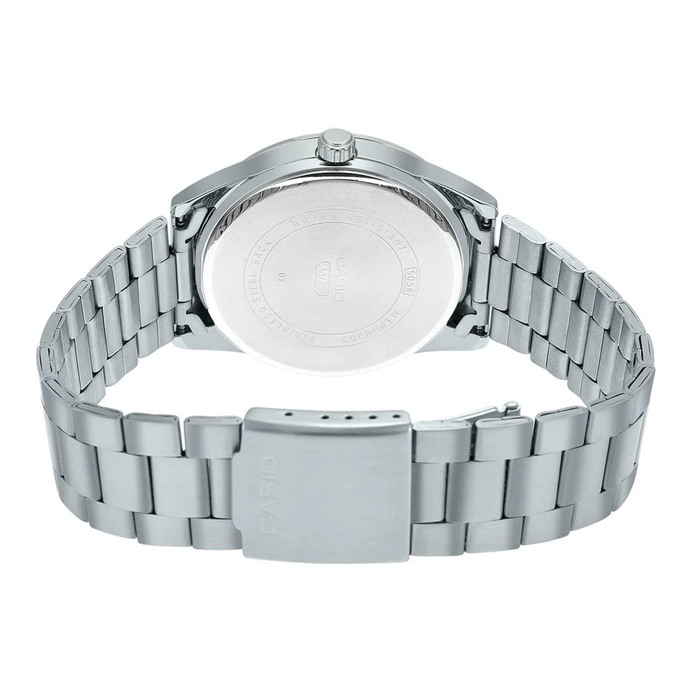 Casio Men's Stainless Steel Watch, Green Dial | Mtp-Vd03d-3a2 by i-watch