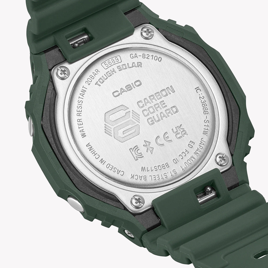 CASIO G-SHOCK GA-B2100-3ADR OAK DYNAMIC - SPORTY GREEN MEN'S WATCH with Bluetooth & 200m Water Resistance-i-Watch-4