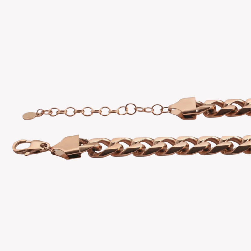 Zink Women's Rose Gold Stainless Steel Necklace | Zfnl009rg by i-watch