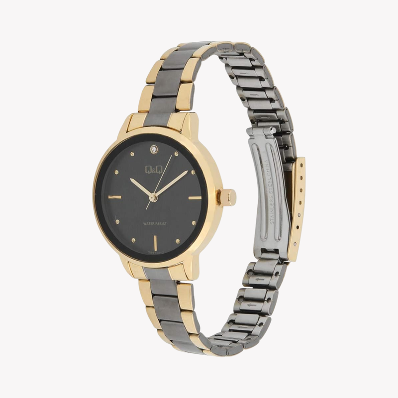 Q&Q Classic Black/Steel 32 mm