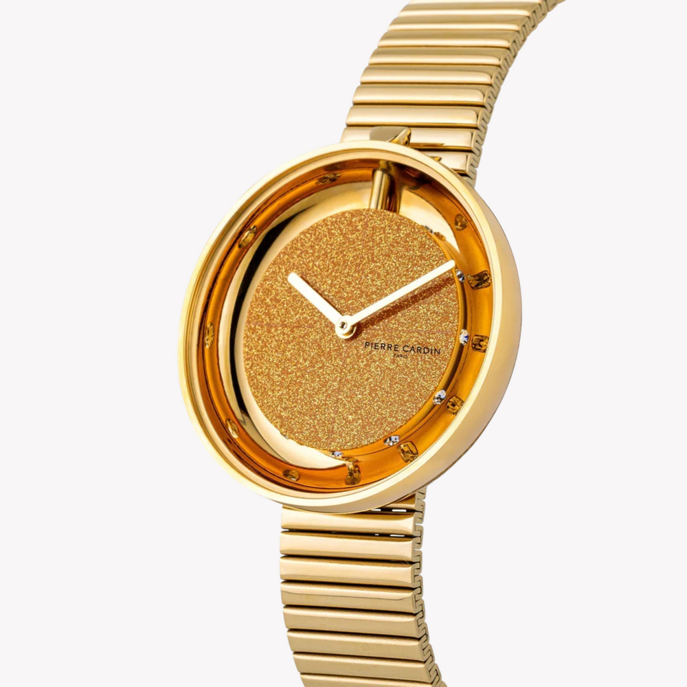 Pierre Cardin Women's Gold Stainless Steel Watch, Champagne Dial | Cma.0012 by i-watch