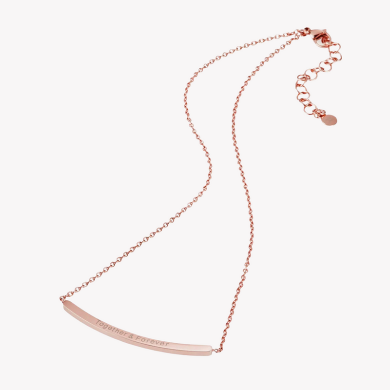 Zink Women's Rose Gold Stainless Steel Necklace | Zfnl001rg by i-watch