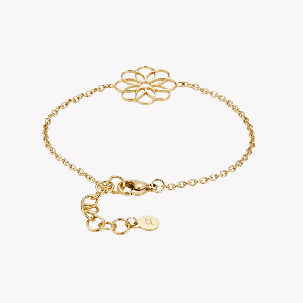 Zink Women's Gold Stainless Steel Bracelet | Zfbr005g