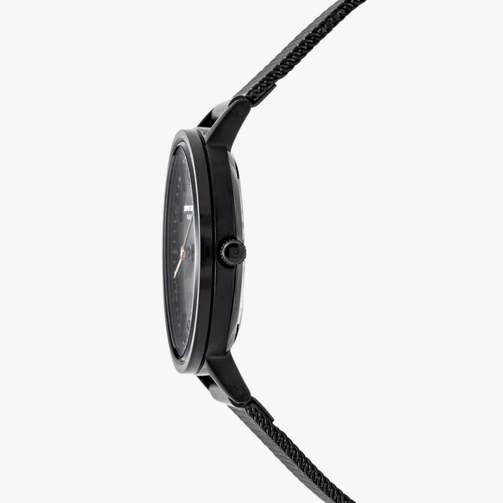 Pierre Cardin Women's Black Stainless Steel Watch, Black Dial | Pc902662f12