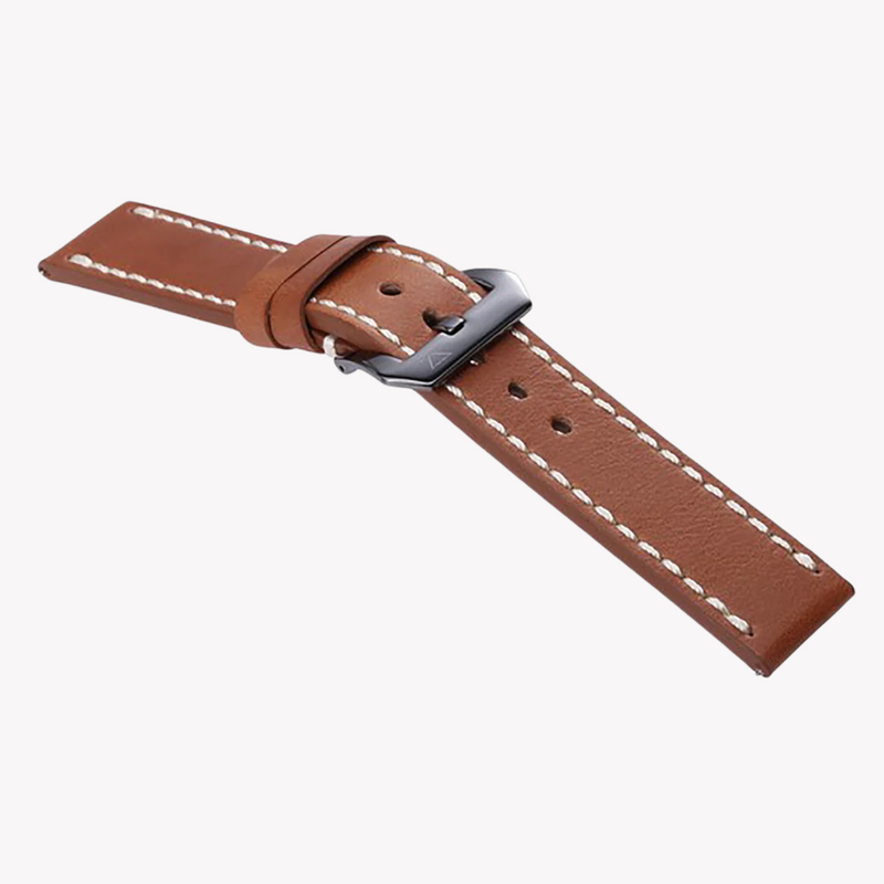 Zink Men's Brown Leather Watch Band | Zlb003bwb by i-watch