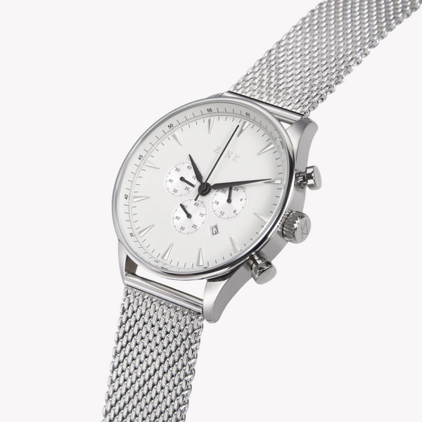 Zink Men's Stainless Steel Silver Watch | Zk127g2ms-16