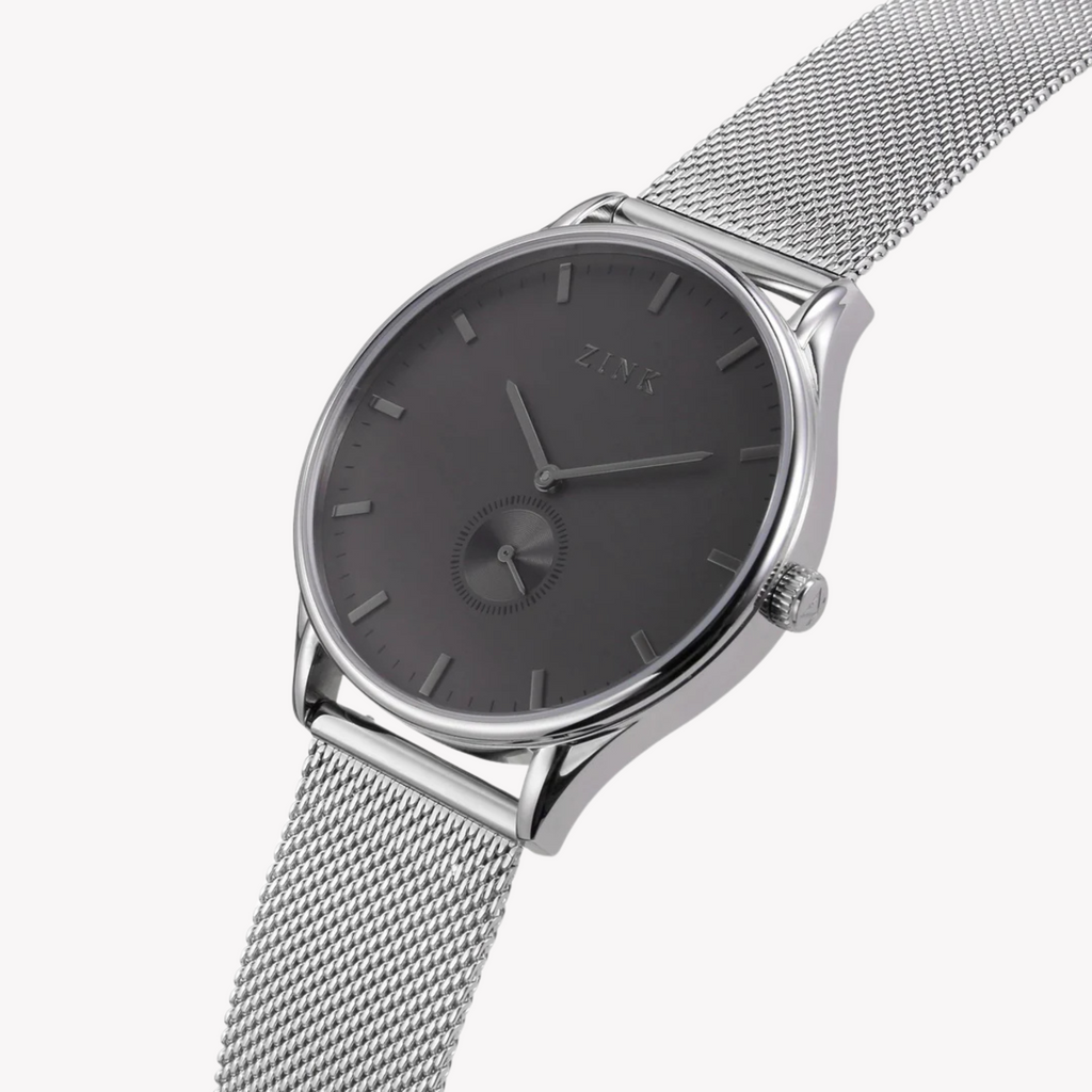 Zink Men's Stainless Steel Watch - Silver & Black | Zk130g5ms-36