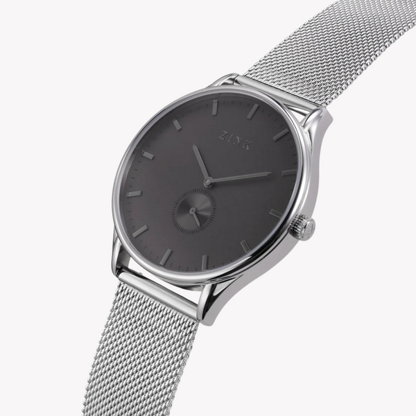 Zink Men's Stainless Steel Watch - Silver & Black | Zk130g5ms-36 by i-watch