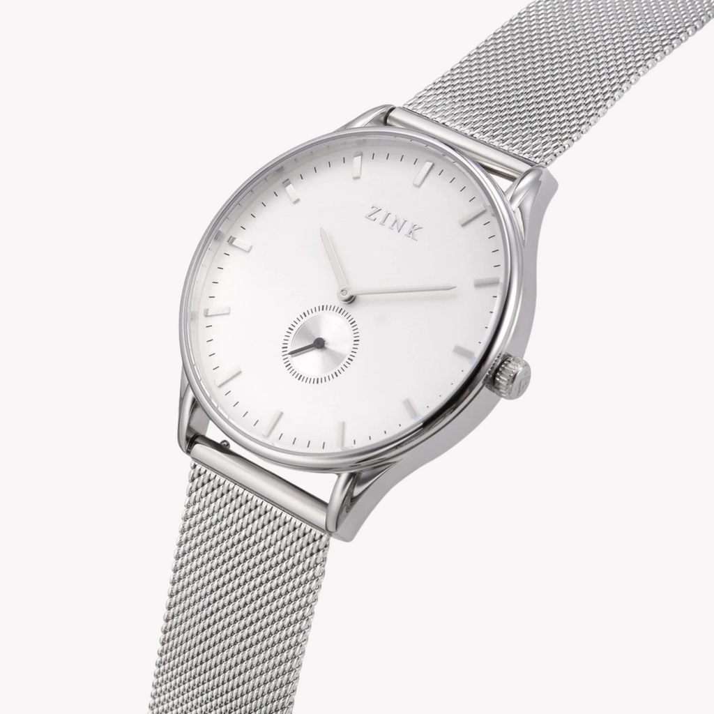 Zink Men's Silver Stainless Steel Watch | Zk130g5ms-16