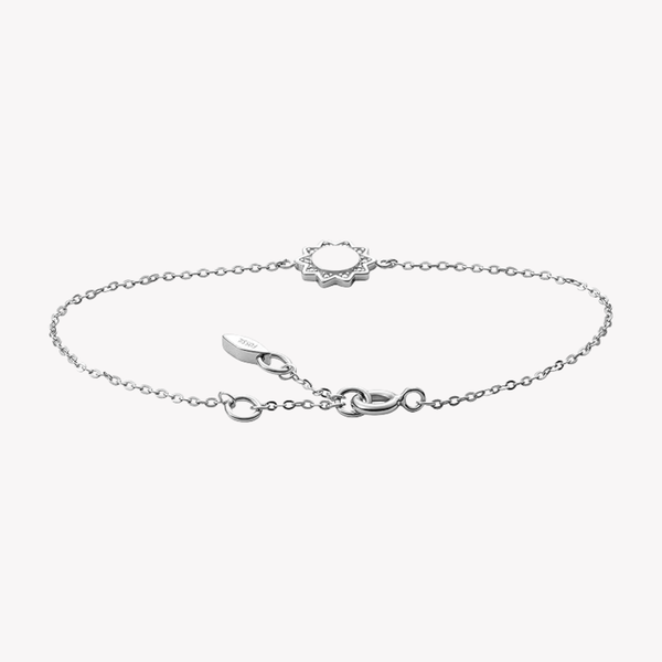 Fossil Women's Silver Bracelet, Sterling Silver & Cubic Zirconia | JFS00563040