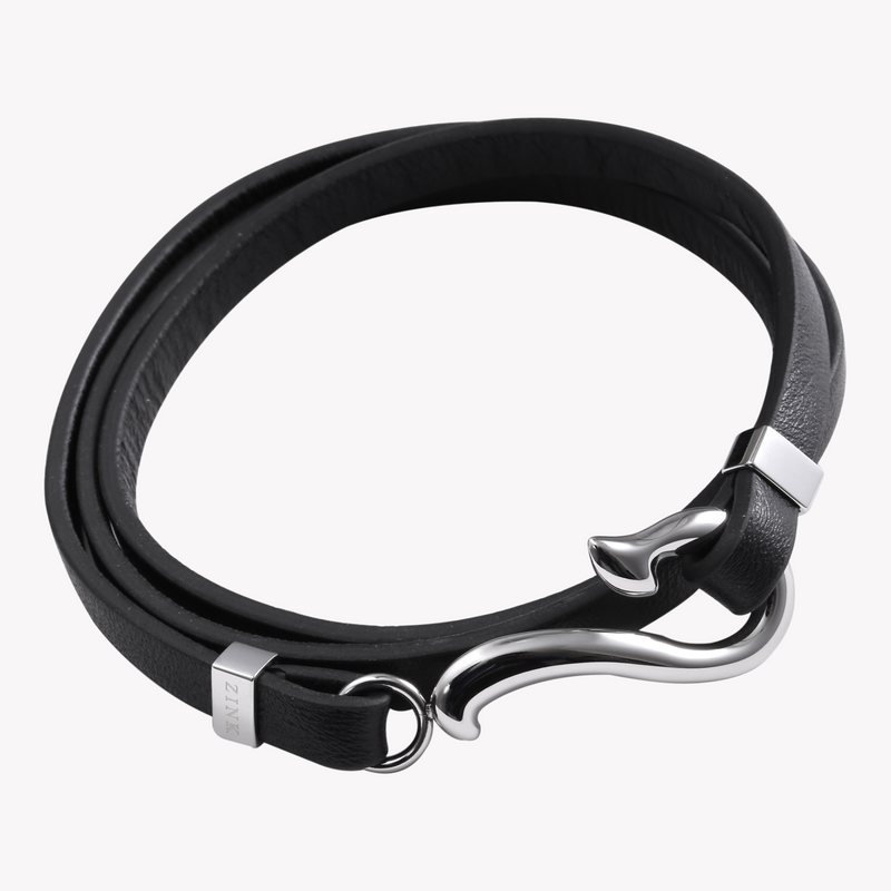 Zink Men's Black & Silver Stainless Steel Bracelet | Zjbc026lpb