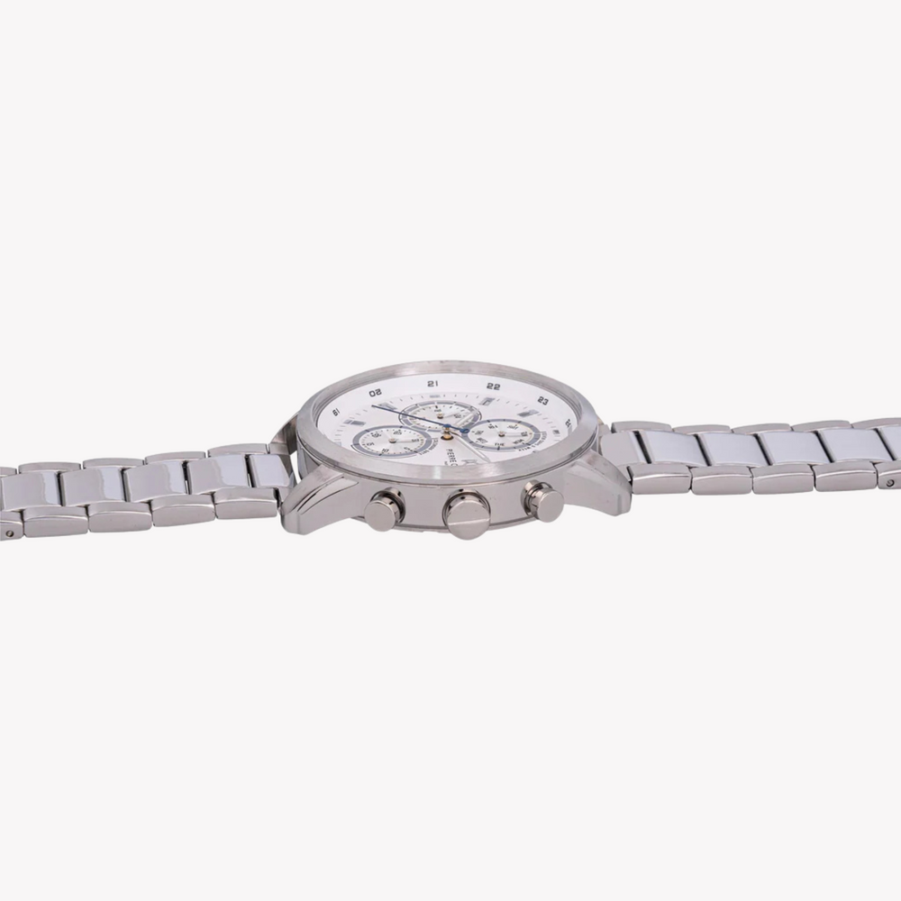 Pierre Cardin Men's Silver Watch, White Dial | Ccp.5010 by i-watch