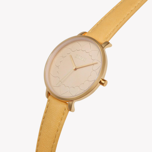Zink Women's Gold & Khaki Watch - Stainless Steel | Zk129l1ls-1015s
