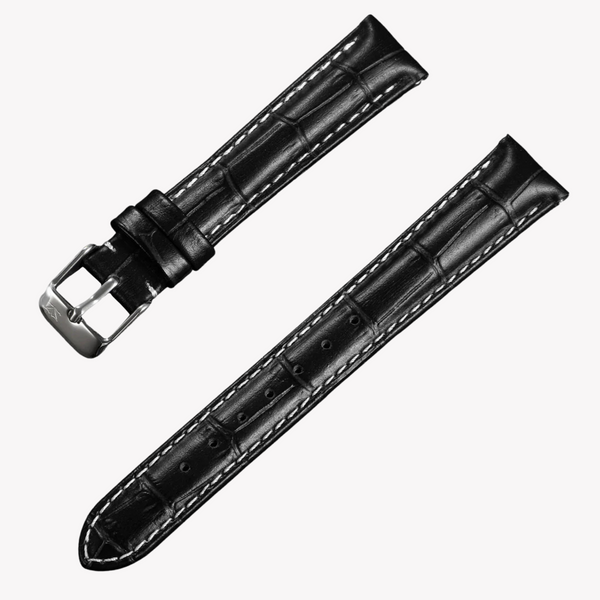Zink Women's Leather Watch Band - Black | Zlb006bs by i-watch