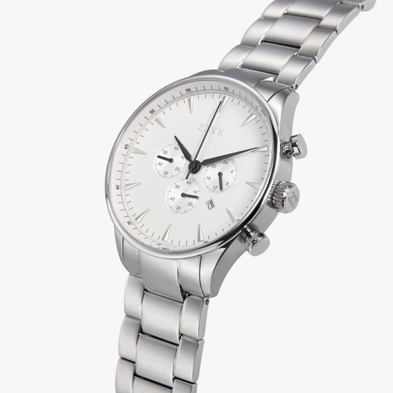 Zink Men's Stainless Steel Silver Watch | Zk127g2ss-16 by i-watch