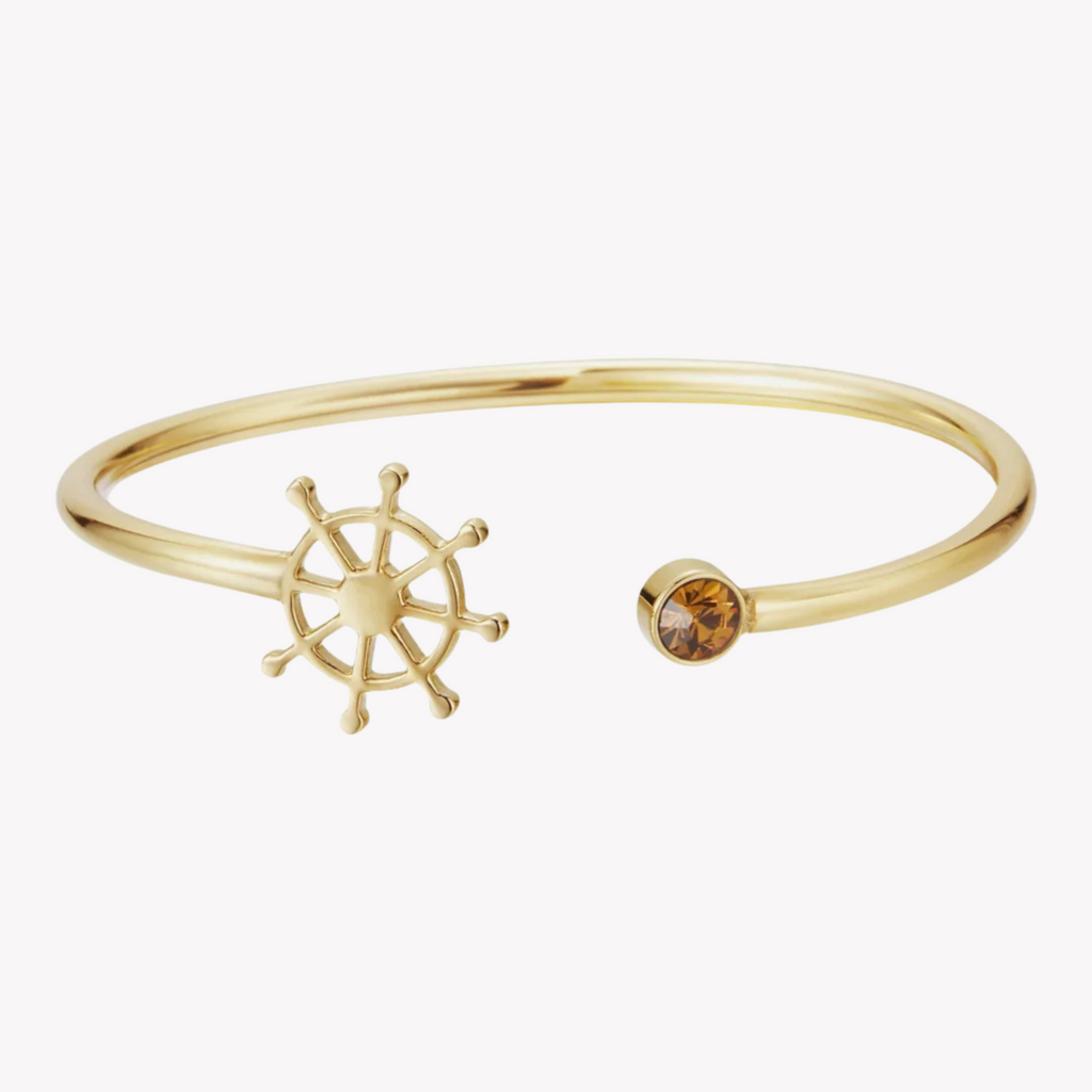 Zink Women's Gold Stainless Steel Bracelet | Zfbg004gt