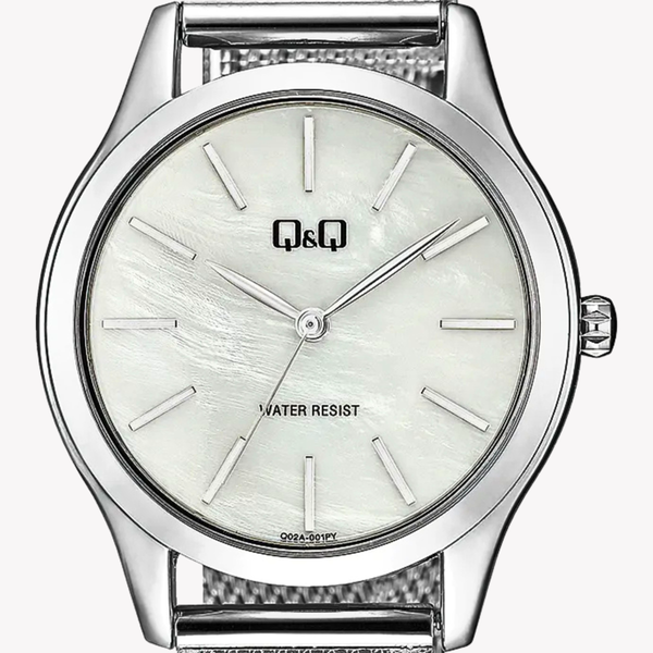 Q&Q Women's Silver Watch, Silver Dial | Q02A-001PY