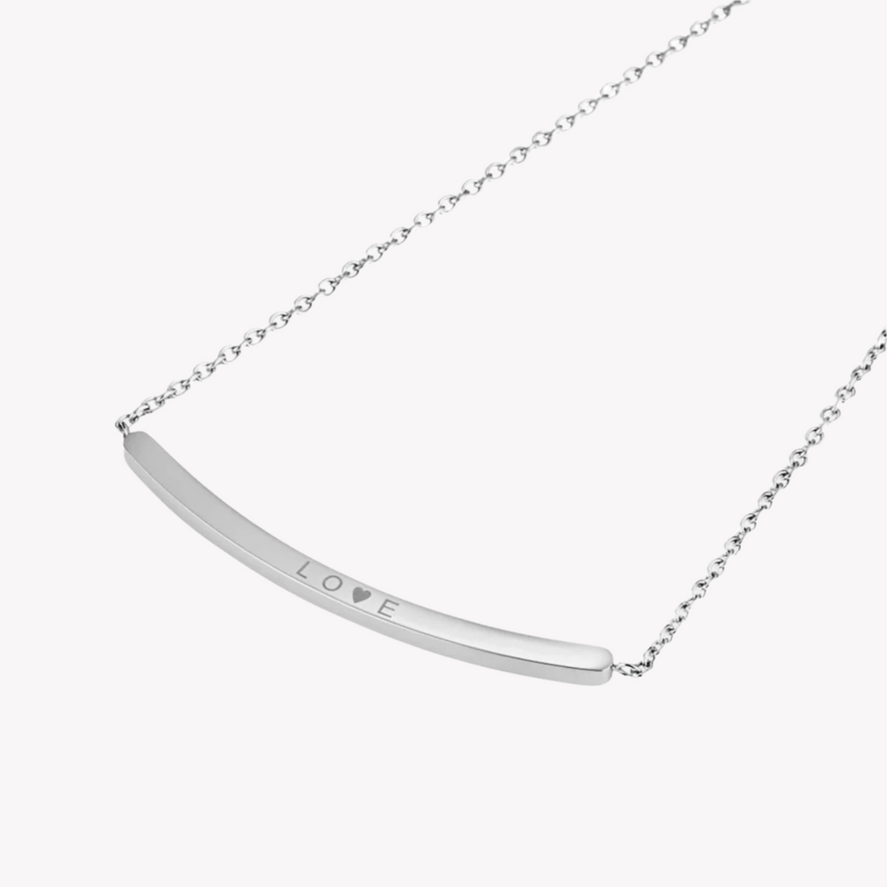 Zink Women's Necklace - Silver Stainless Steel | Zfnl001s by i-watch