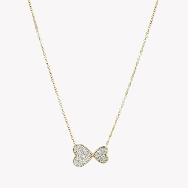 Fossil Women's Gold-Tone Necklace, Sutton Classic Valentine Heart Station | JF03941710