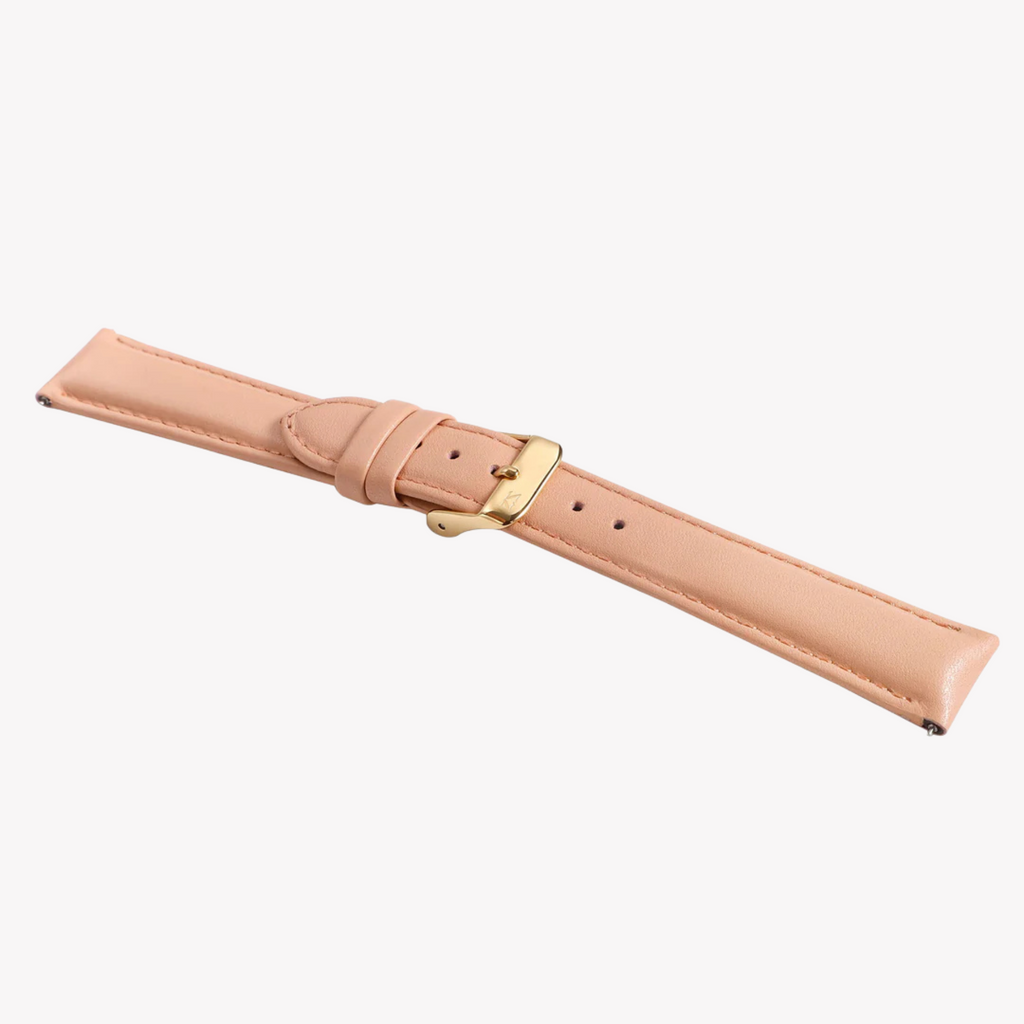 Zink Women's Leather Watch Band - Beige | Zlb007spg