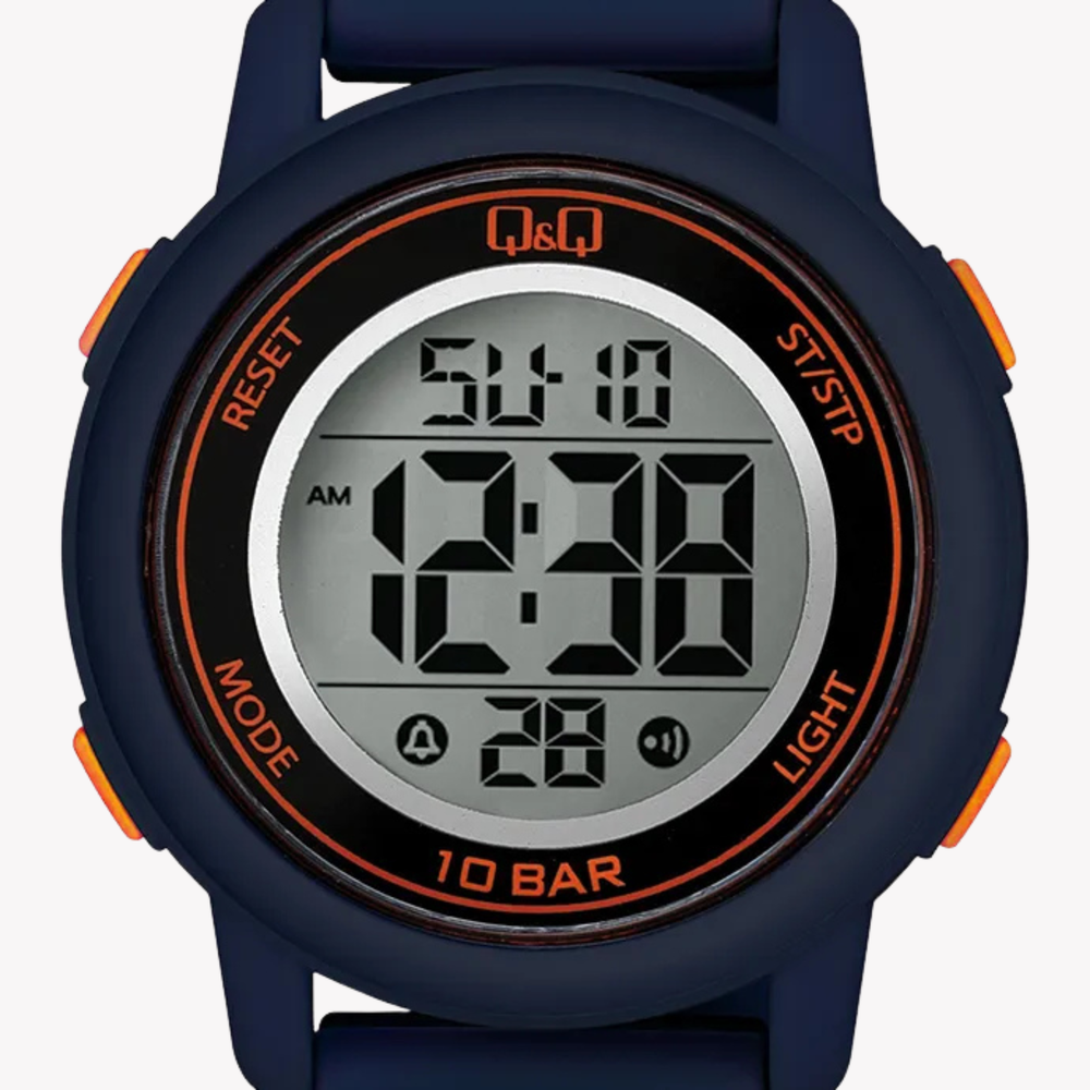 Q&Q Women's Navy Women's Watch, Grey Digital Dial | M208J009Y