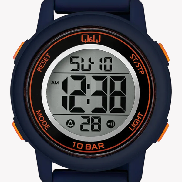 Q&Q Women's Navy Women's Watch, Grey Digital Dial | M208J009Y