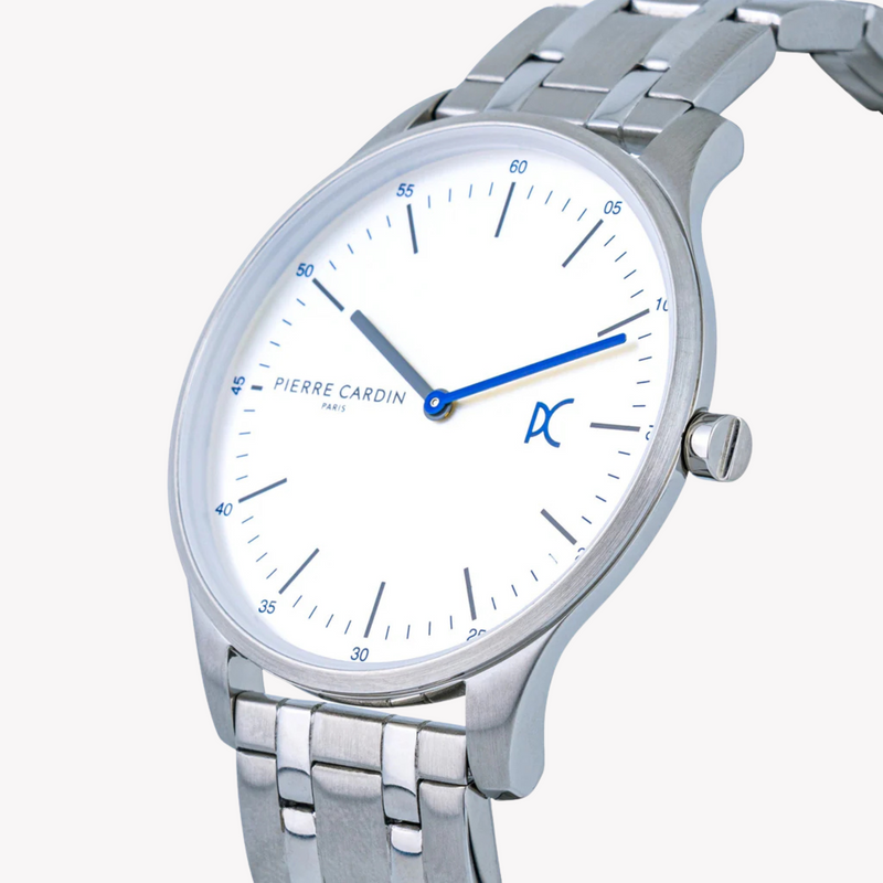 Pierre Cardin Men's Silver Stainless Steel Watch, Silver Dial | Cba.4009 by i-watch