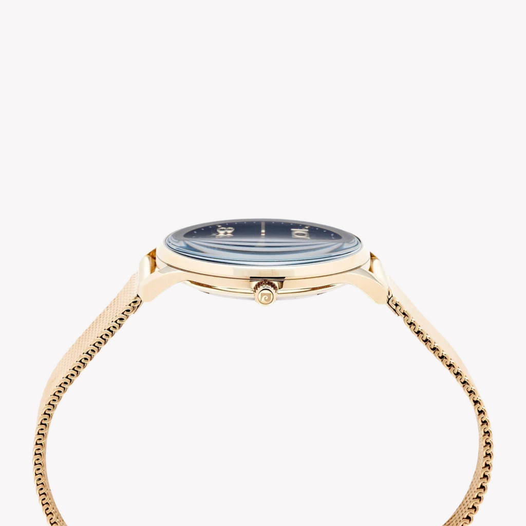 Pierre Cardin Women's Gold Watch, Black Dial | Pc902722f106