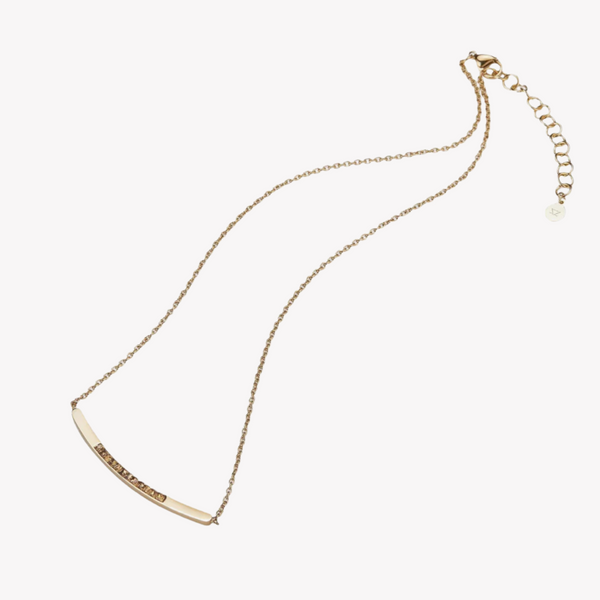 Zink Women's Gold Stainless Steel Necklace | Zfnl001gs