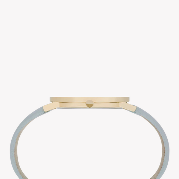 Pierre Cardin Women's Green Leather Watch, Silver Dial | Cbv.1008