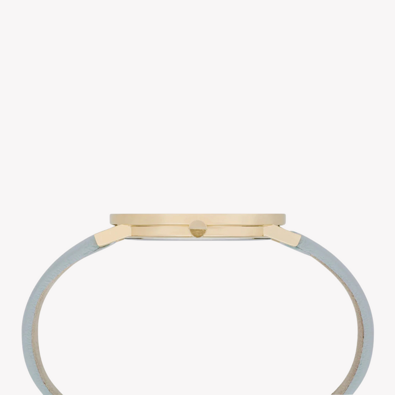 Pierre Cardin Women's Green Leather Watch, Silver Dial | Cbv.1008