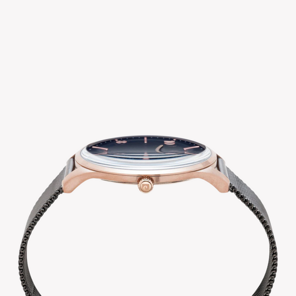 Pierre Cardin Men's Black & Rose Gold Watch, Stainless Steel | Pc902711f109 by i-watch