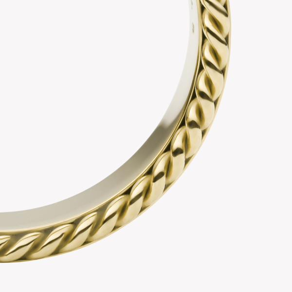 Fossil Women's Gold-Tone Ring, Stacked Band Design | JF04135710508