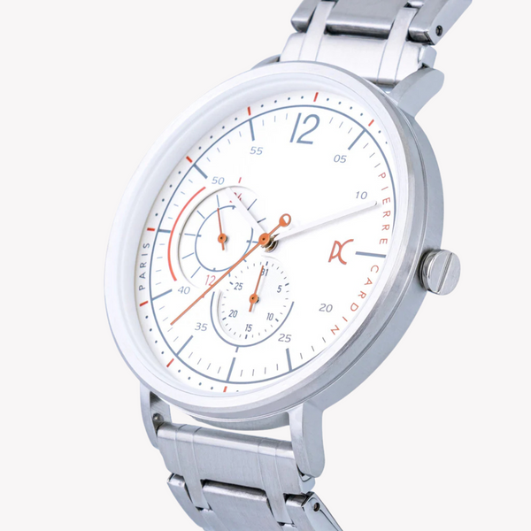 Pierre Cardin Men's Silver Watch, Blue Dial | Cbn.3026 by i-watch