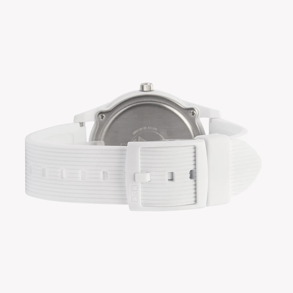 Q&Q Unisex White Watch, White Dial | VS12J006Y