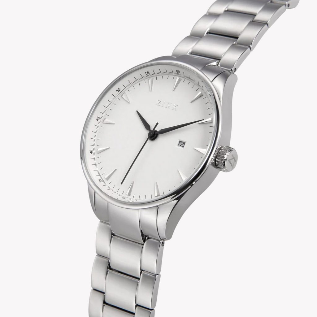 Zink Men's Stainless Steel Silver Watch | Zk127g1ss-16