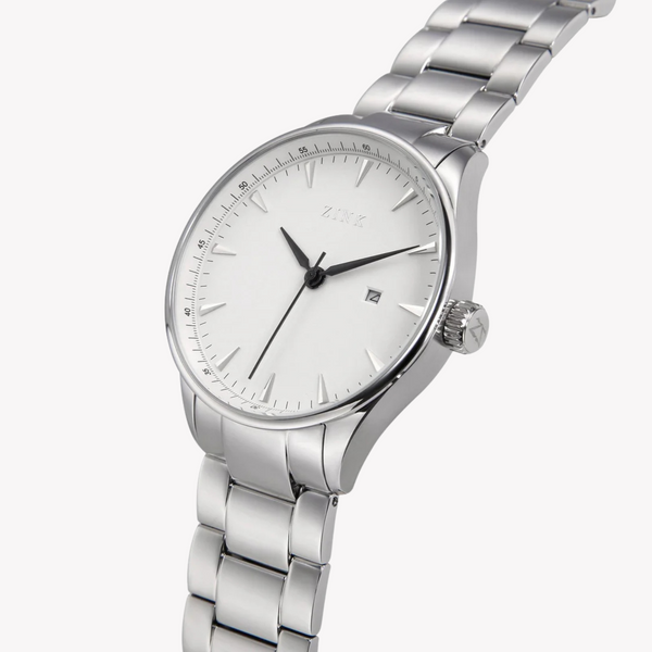 Zink Men's Stainless Steel Silver Watch | Zk127g1ss-16