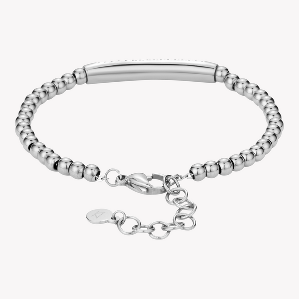 Zink Women's Silver Stainless Steel Bracelet | Zfbr003s