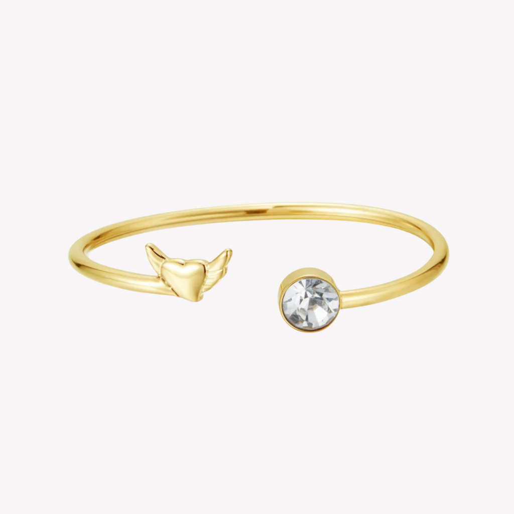 Zink Women's Gold Stainless Steel Bracelet | Zfbg006gc