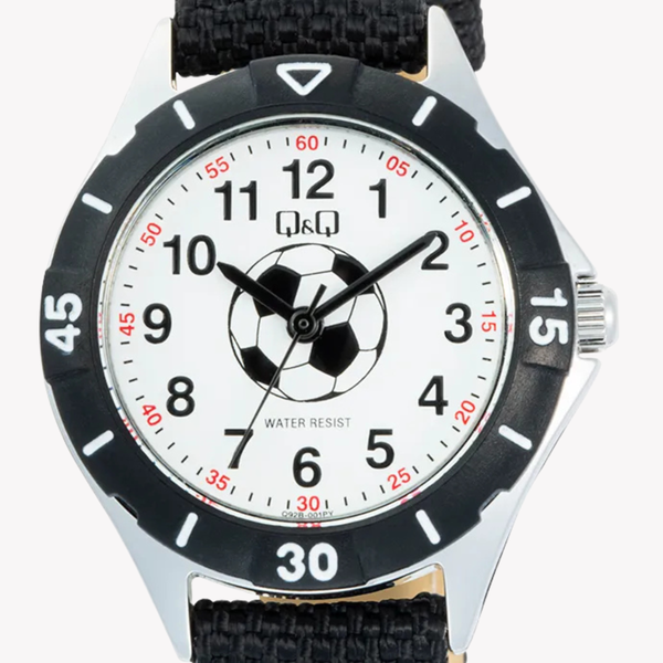 Q&Q Unisex Silver Watch, White Dial | Q92B-001PY