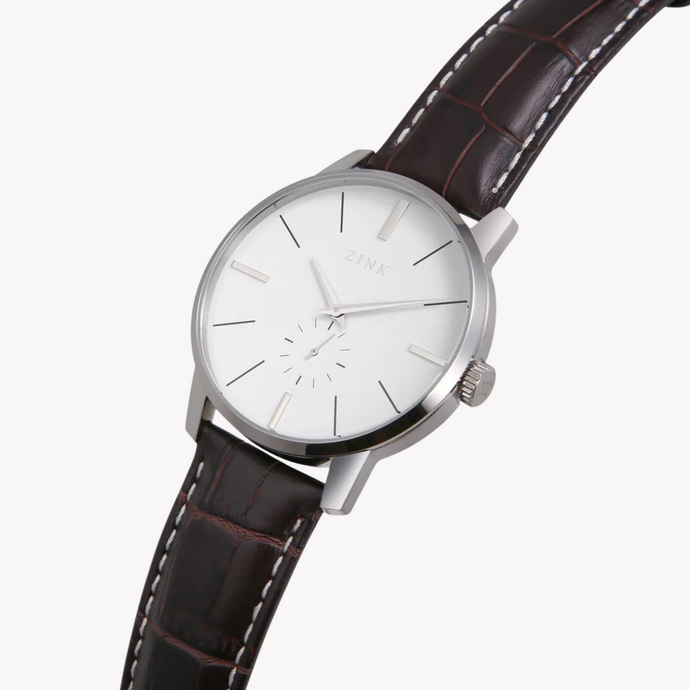 Zink Men's Stainless Steel & Leather Watch | Zk126g5ls-11 by i-watch