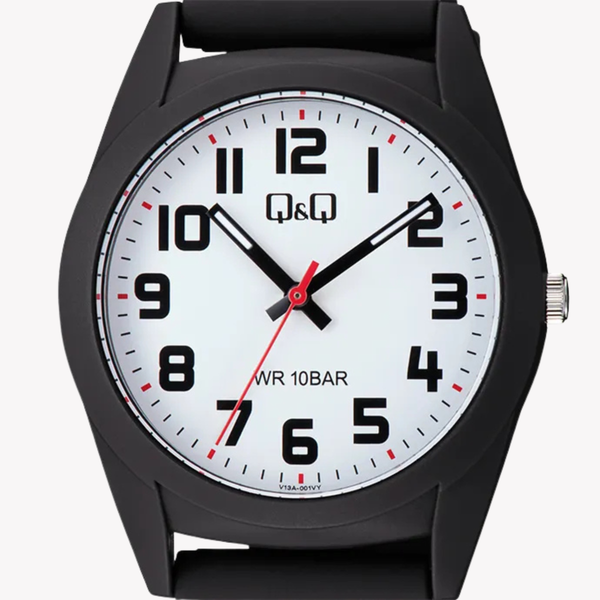 Q&Q V13A-001VY Round Analog Casual Watch For Men