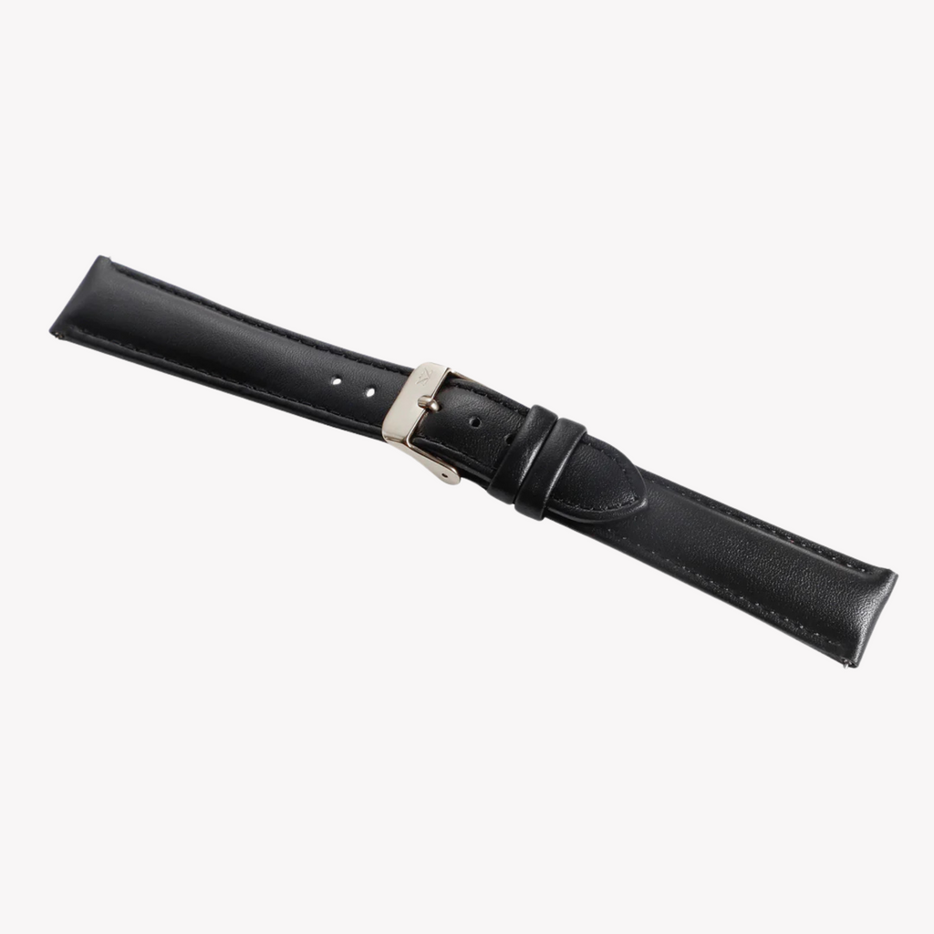 Zink Women's Black Leather Watch Band | Zlb007bs