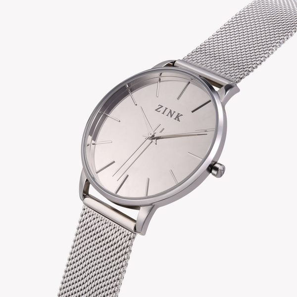 Zink Women's Silver Stainless Steel Quartz Watch | Zk132l1ms-Sm6