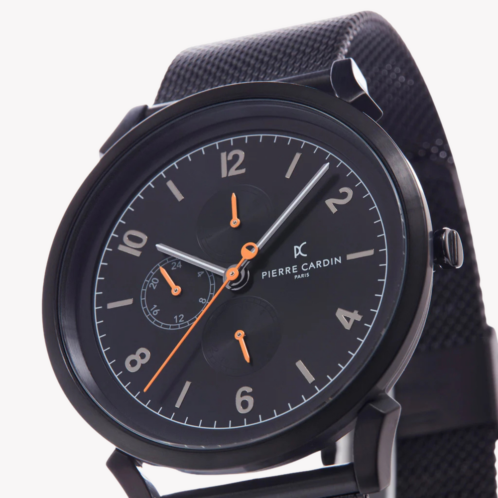 Pierre Cardin Men's Black Stainless Steel Watch, Black Dial | Cpi.2031 by i-watch