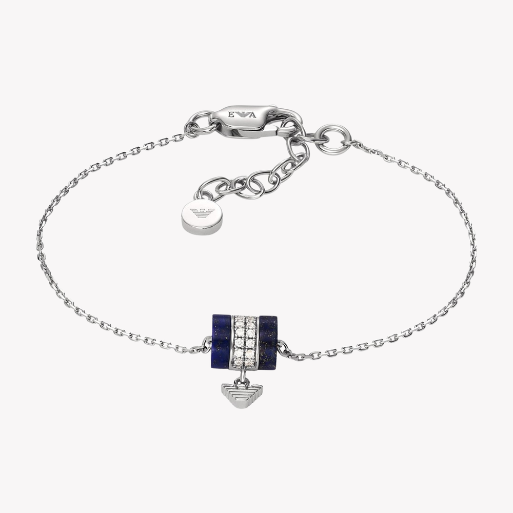 Emporio Armani Women's Silver Bracelet, PavÃ© Eagle Logo | EG3572040