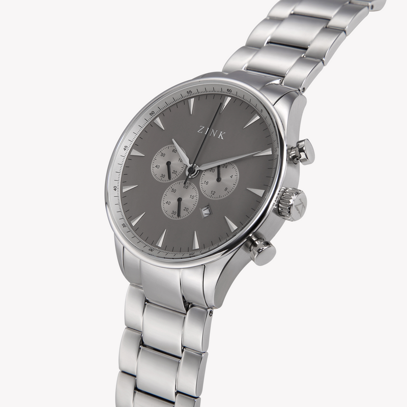 Zink Men's Stainless Steel Silver Watch | Zk127g2ss-36 by i-watch